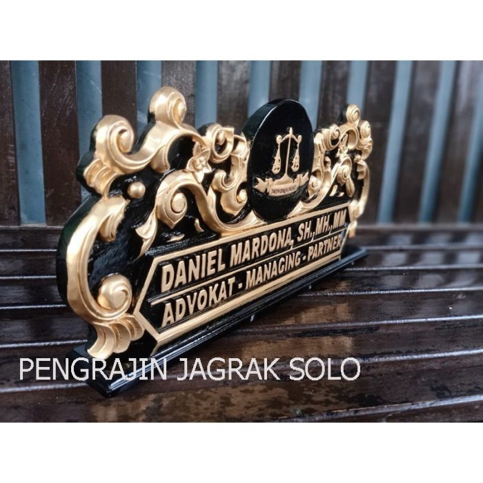 

PAPAN NAMA + PAPAN NAMA MEJA UKIR / PAPAN NAMA MEJA harga pengrajin PS412