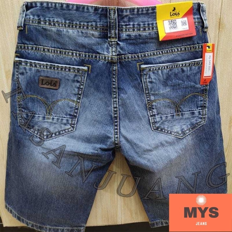 CELANA PENDEK PRIA JEANS LOIS / Celana Jeans Pendek Pria Original 100% Lois Model Terbaru