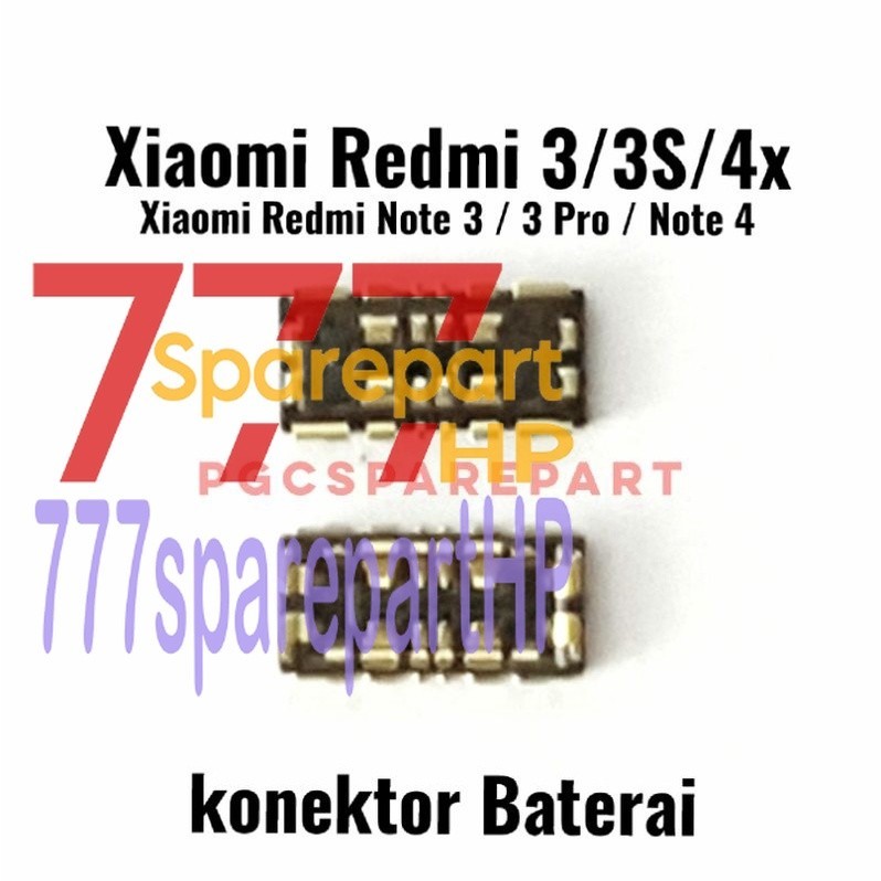 Original Connector Konektor Baterai Xiaomi Redmi 3 3s 4x Note 3 Note 3 Pro Note 4 - 777sparepartHP