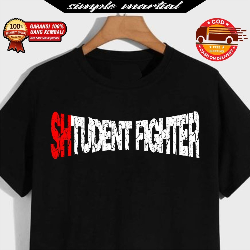 Kaos  Setia Hati Terate SHTUDENT FIGHTER T-shirt PSHT Raja Tega Gashak Fighter 1922