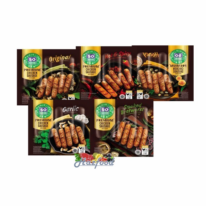 

So Good Premium Chicken Sausage | Sosis Ayam Premium 300g