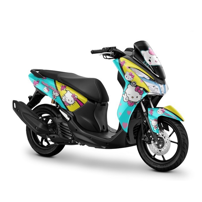 Decal Lexi Full body stiker Motor  Lexi 125 Full Body 2018 2019 2020 2021 2022 2023 Hello Kitty 4