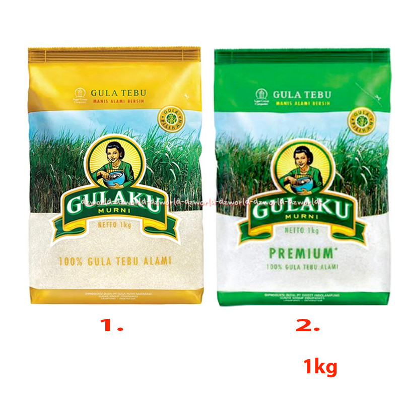 

Gulaku 1kg Murni Gula Tebu Alami Premium Bungkus Kuning Hijau Gula Ku Koe Pasir Kualitas Bermutu Sugar Gula Ku Manis Alami