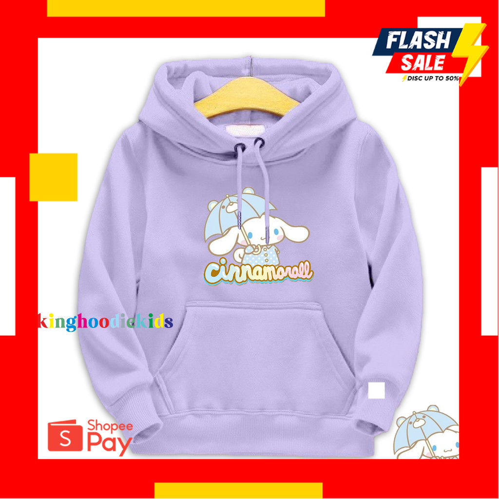PAYDAY 3.3 | Jaket Hoodie Anak Cinnamoroll Perempuan Laki Laki Umur 2 3 4 5 6 7 8 9 10 11 12 13 Tahu
