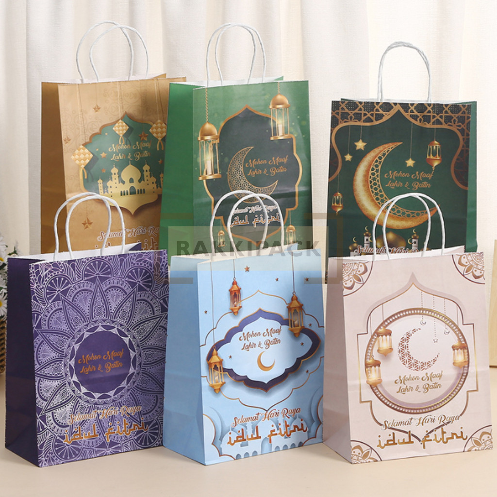 paper bag tas kertas hampers lebaran goodie bag ramadhan idul fitri