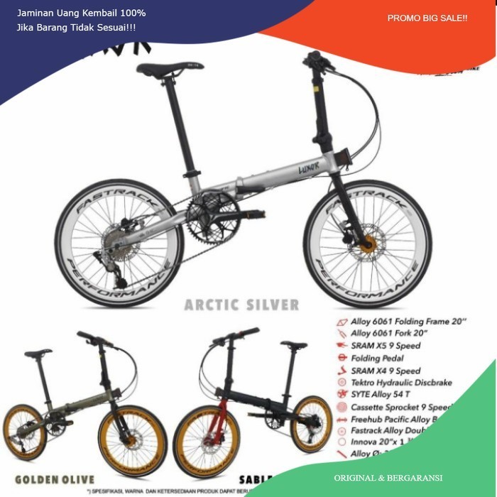 PROMO FLASH SALE sepeda lipat pacific luxor 20 inch shimano full alloy