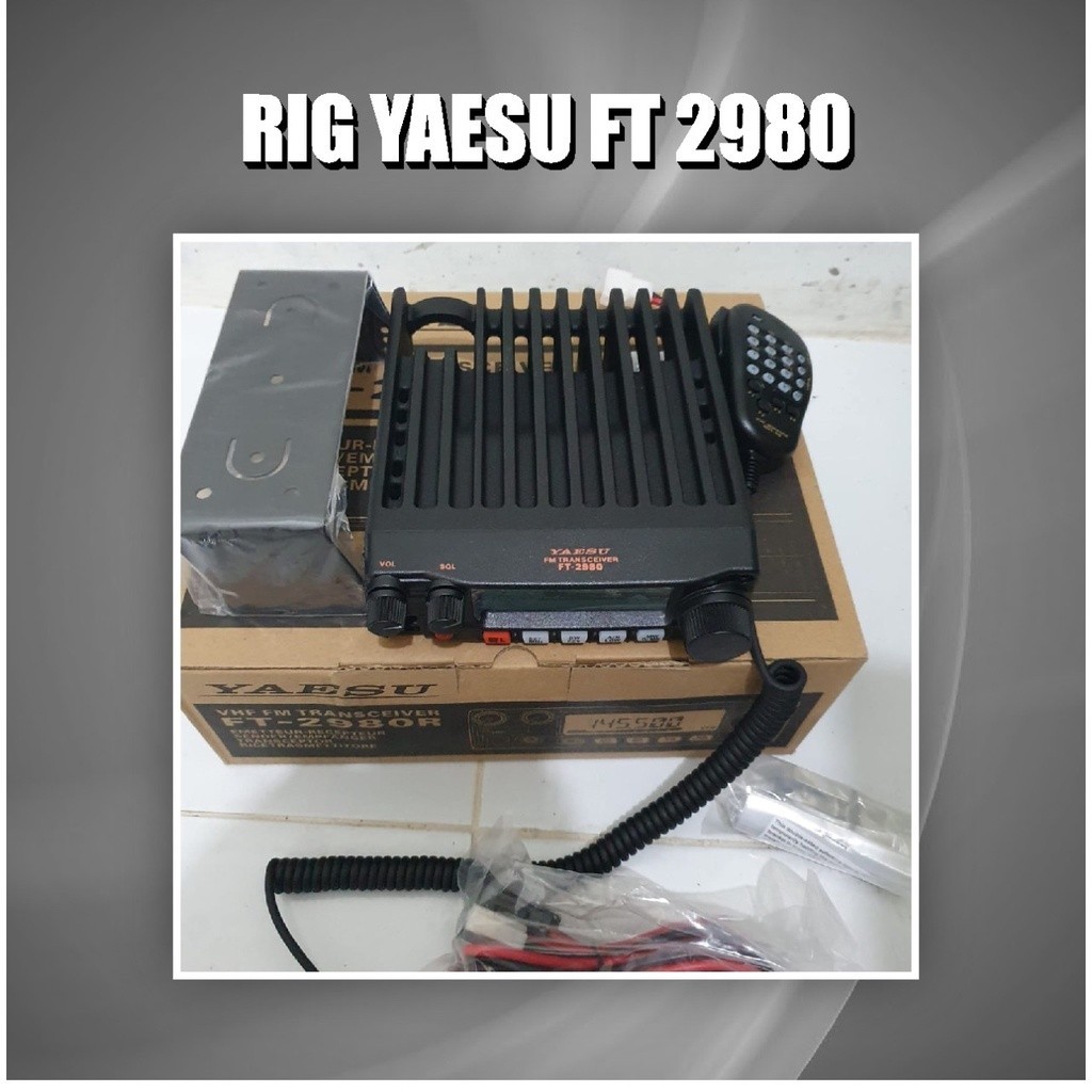 walkie talkie RIG YAESU FT-2980 2980 VHF SINGLEBAND VHF HT mobil mobile radio FT-2980R/E FT 2900 R E