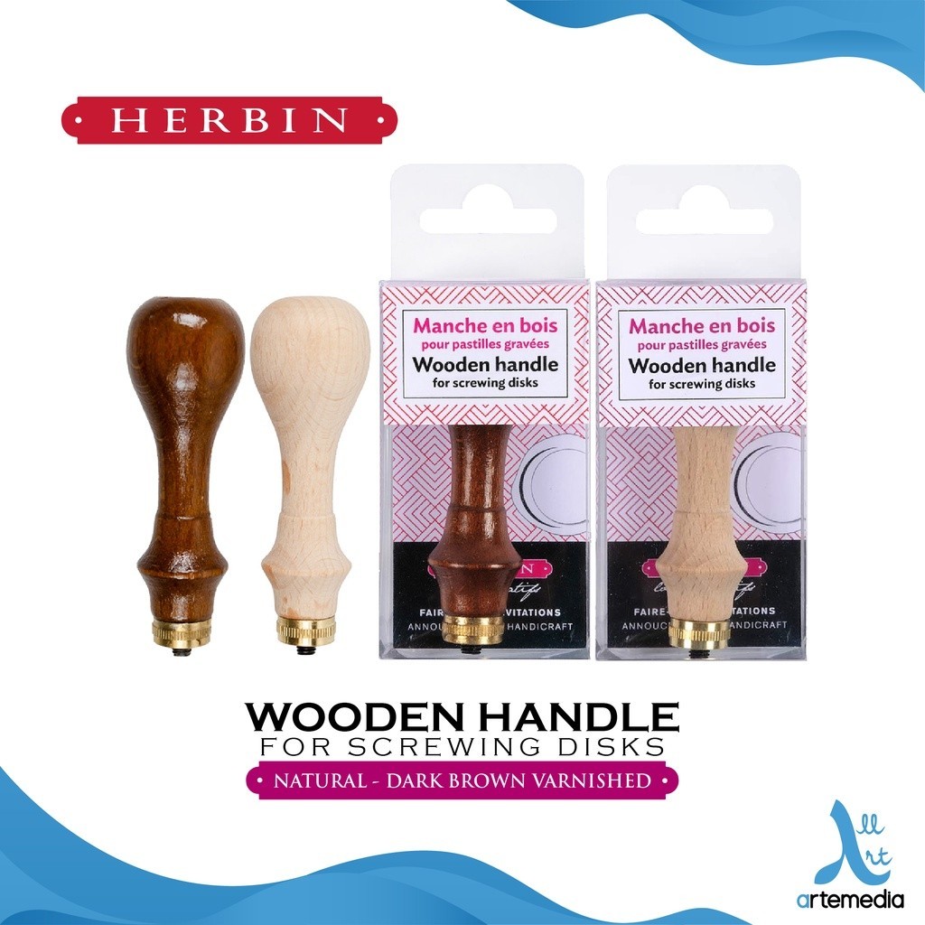 

Stempel Herbin Wooden Handle Screw For Brass Seal Wax Disk Stamp