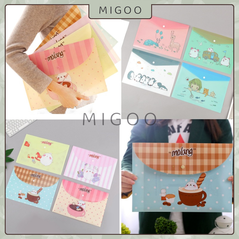 

MiGoo Map File Lucu Map Kancing A4 Kartun Map Plastik Kancing A4 Tas Map Plastik A4 Anti Air Map Folio A4 Plastik Motif Karakter Kartun