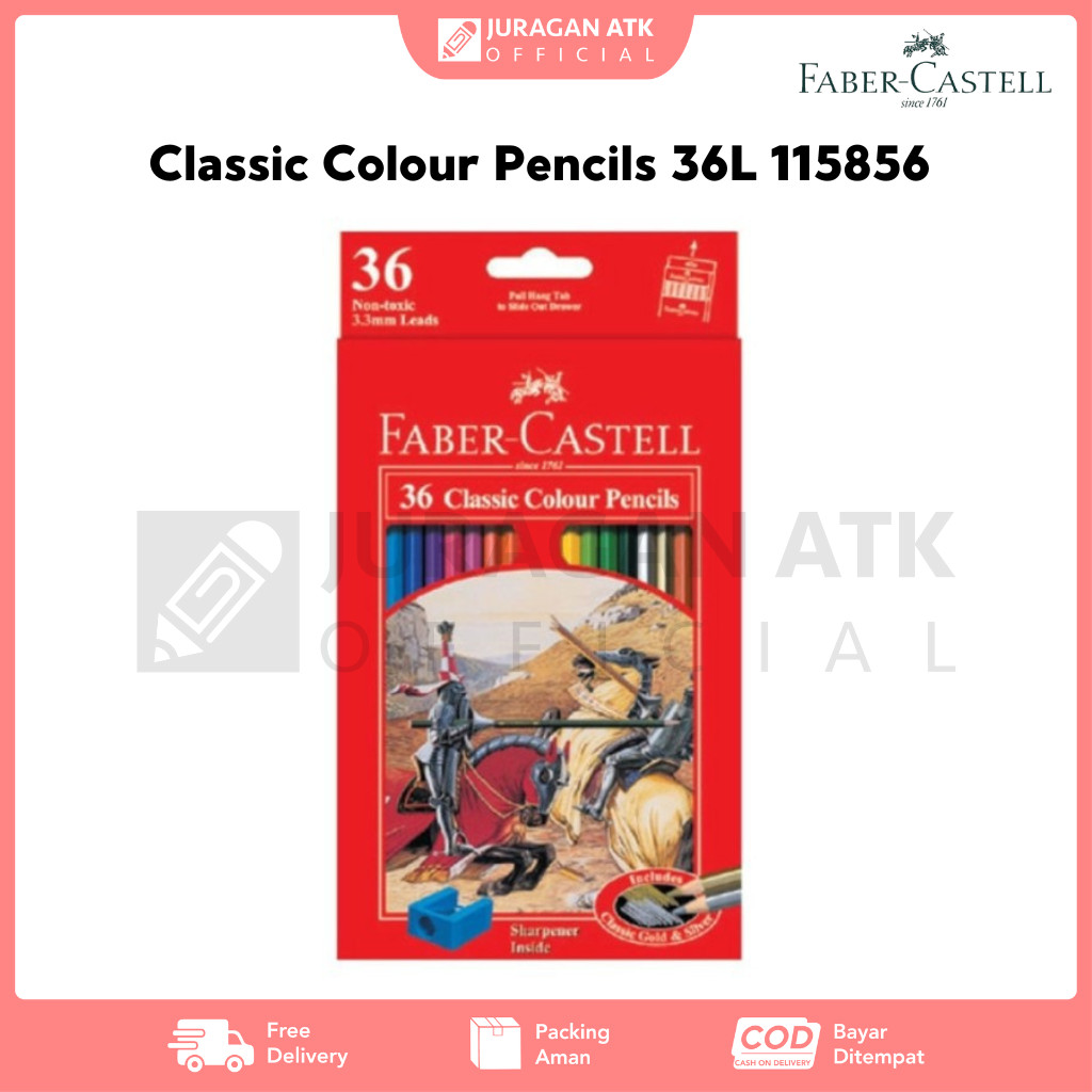 

Classic Colour Pencils 36 Long Faber-Castell 115856
