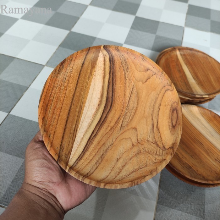 

Piring Kayu D20 - Jati D20 Murah