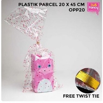 

Chris - 1 Pak isi 10 Plastik Bingkisan Ulang tahun Plastik Parcel Motif 20 x 45 cm