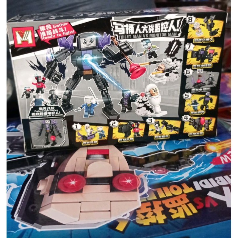 Lego TV MAN Skibidi Toilet Bricks Camera Man