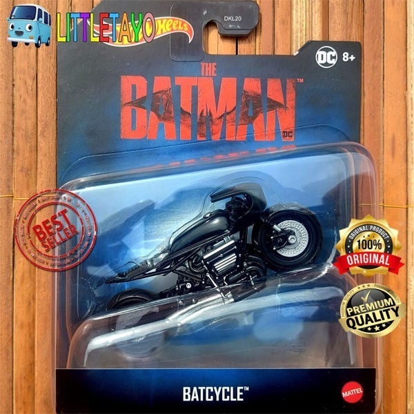 HOTWHEELS 1:50 THE BATMAN MOVIE BATCYCLE DC JUSTICE LEAGUE BATMOBILE -OSC25