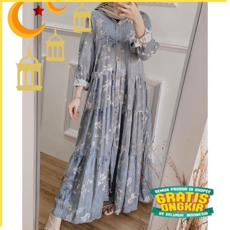 LATUINA GAMIS PREMIUM RAYON / DRESS MUSLIM/ anak kecil tanggung sd smp