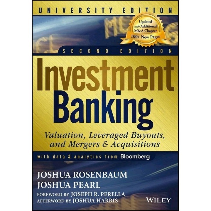 

Investment Banking: Valuation, Leveraged Buyouts,..Joshua Rosenbaum