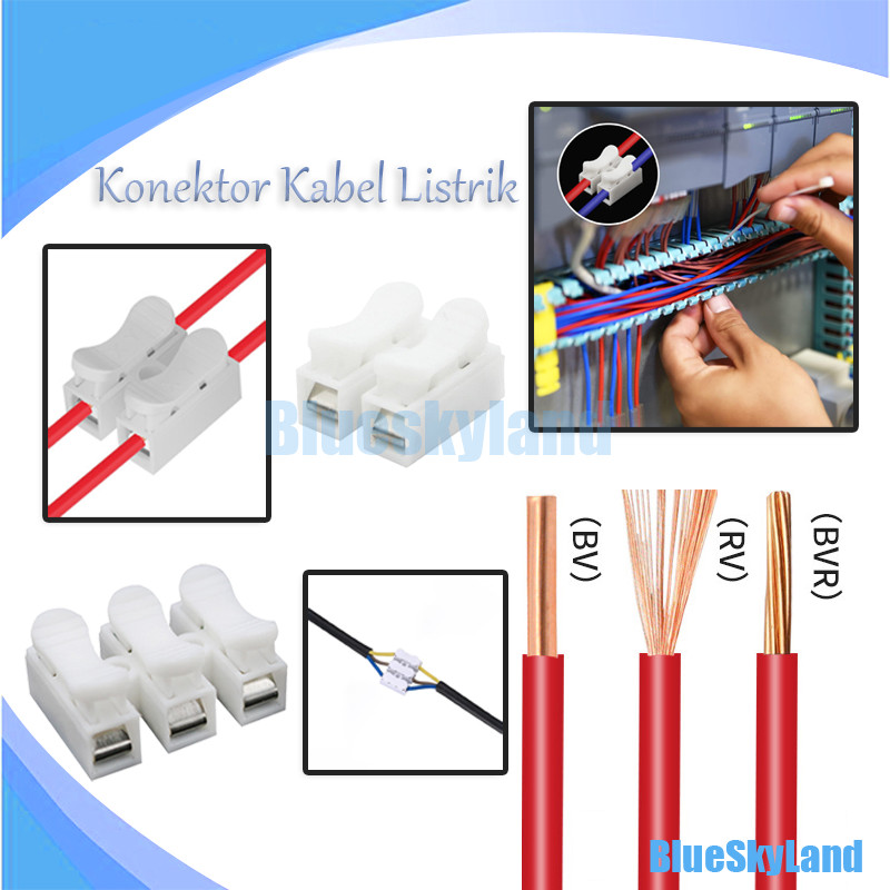 Konektor Kabel Listrik / Kabel Terminal Quick Connector Cable Sambung / Konektor Kawat / Alat Sambungan Kabel / Konektor Kabel