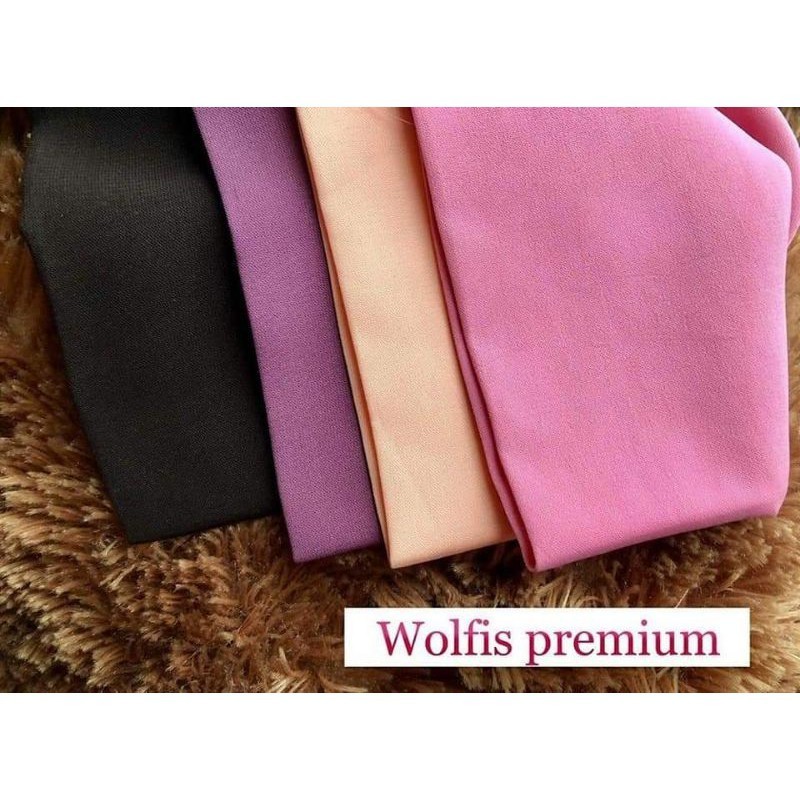 KAIN WOOLPEACH POLOS | KAIN WOLFIS POLOS PREMIUM ORI GRADE A (per 0,5 m)