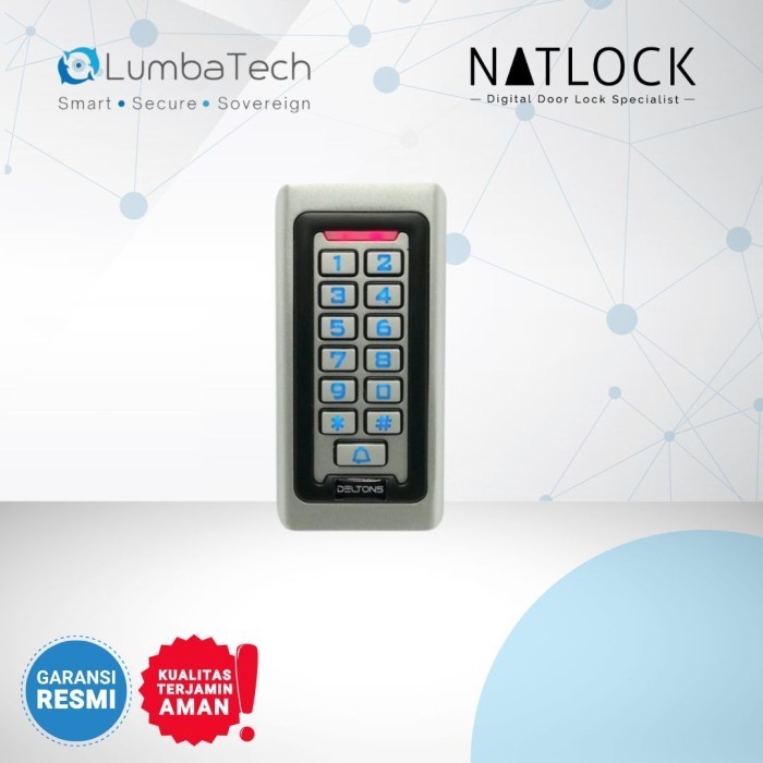 

Natlock - Stand Alone PIN Card Access Control Reader Electronic Lock