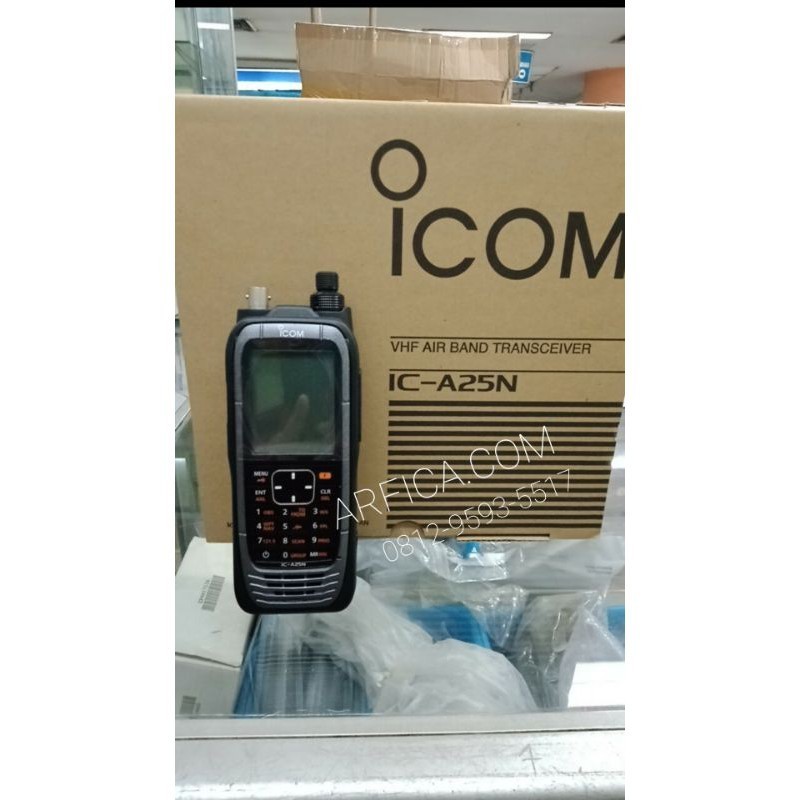 Promo spesial ramadan RADIO HT ICOM IC-A25N VHF AIR BAND TRANSCEIVER / HT ICOM IC A25N VHF AIR BAND 