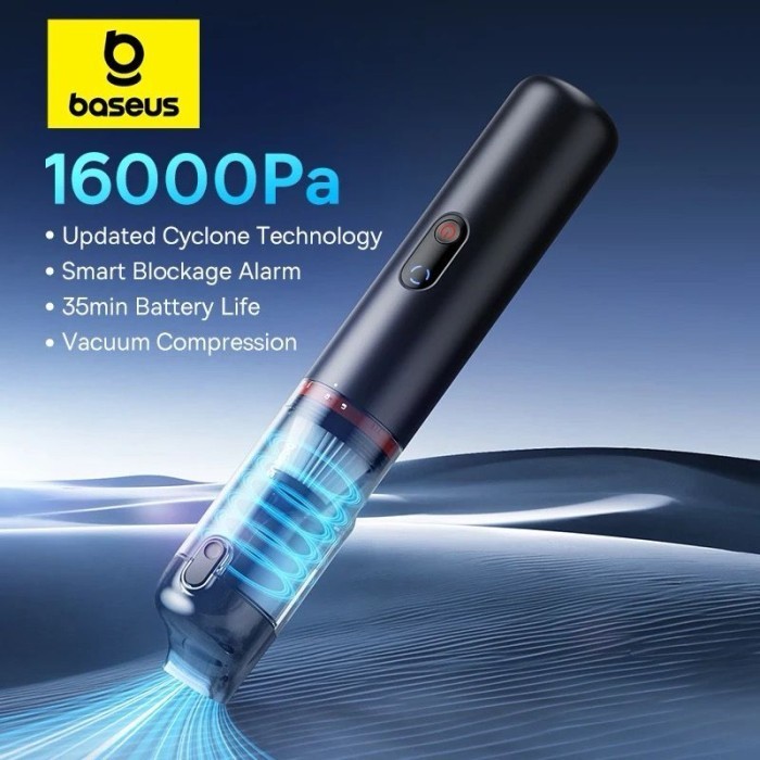 BASEUS A5 VACUUM CLEANER 16000Pa WIRELESS CAR VACUUM PORTBALE POWERFUL