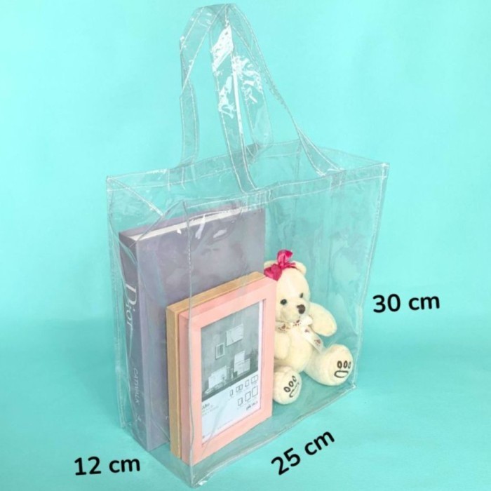 

Tas Mika bening 25 X 30 Goodie bag ultah transparan birthday hampers