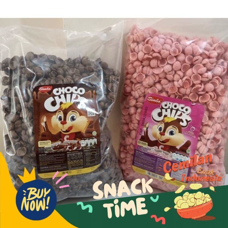 

Special Diskon Simba choco chips strawberry dan coklat Berat 1kg