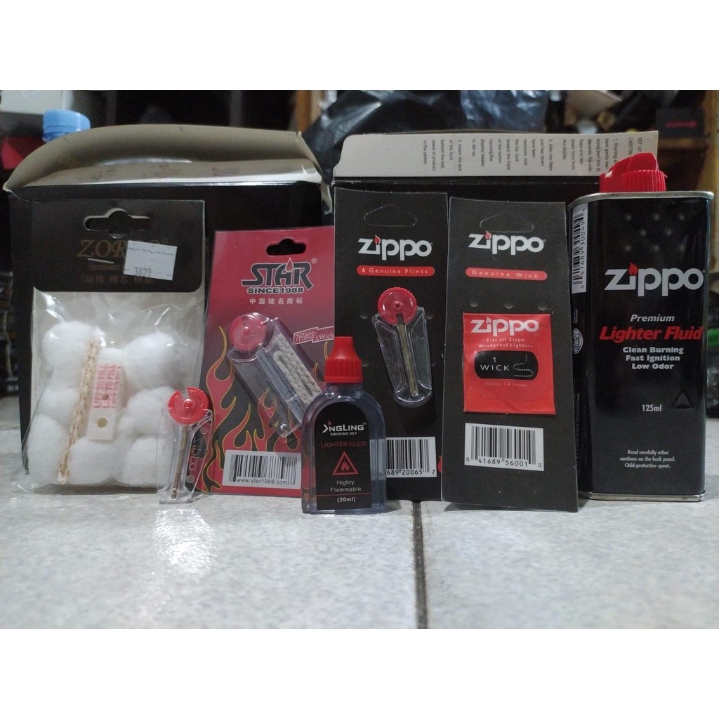 Minyak ZP KOREK MINYAK Original 125 ml - Kapas Zorro - Batu ZP KOREK MINYAK Original - Sumbu ZP KORE