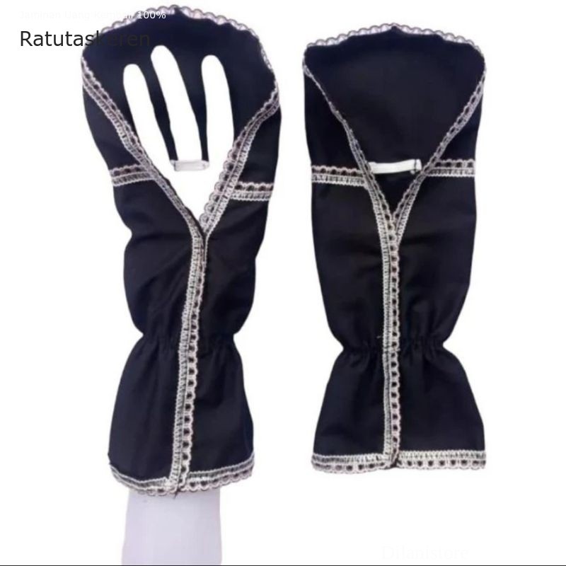 Mammiri Handsock Renda/ Handsock Cincin / Handsock Haji Umroh / Manset Cincin / Handsock Cincin / Ha
