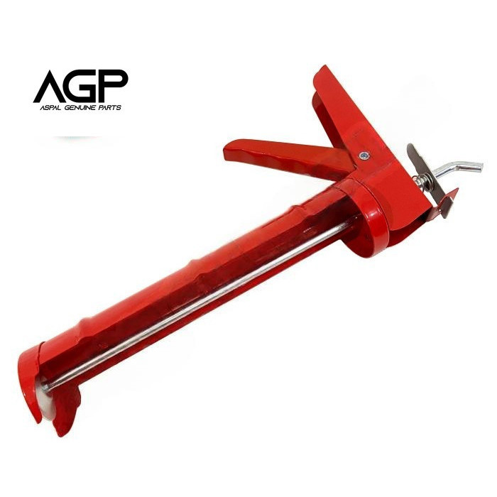 Tembakan Lem Sealent Silent 9" TOKIO MERAH Kaca Silent Caulking