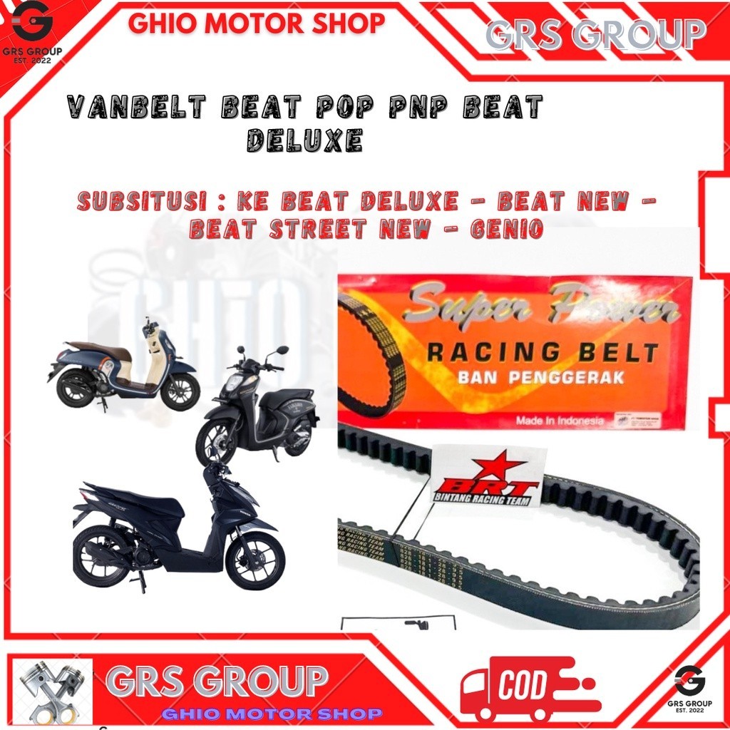 VANBELT V BELT BRT BEAT FI ESP SCOOPY ESP  Scoopy 2021 beat fi Esp stater halus Beag Street Esp dan 