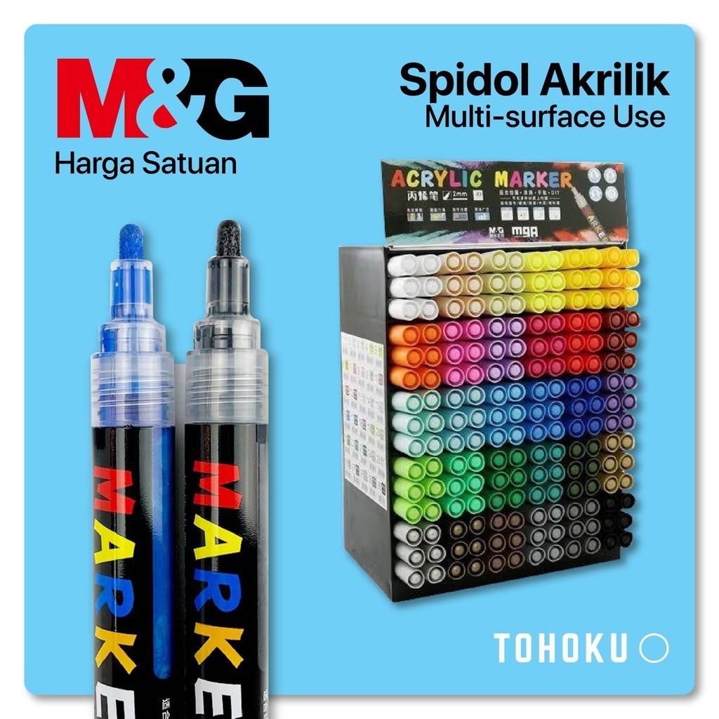 

M&G Spidol Akrilik/ Acrylic Marker Multifungsi Paint Marker Segala Permukaan