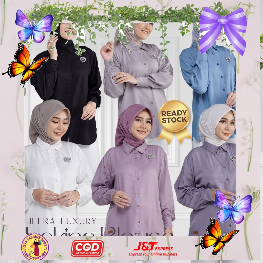 BAYAR COD SHAKINA BLOUSE 
BY  NADHEERA LUXURY  ATASAN TERBARU NADHEERA LUXURY / ZETA_HIJAB