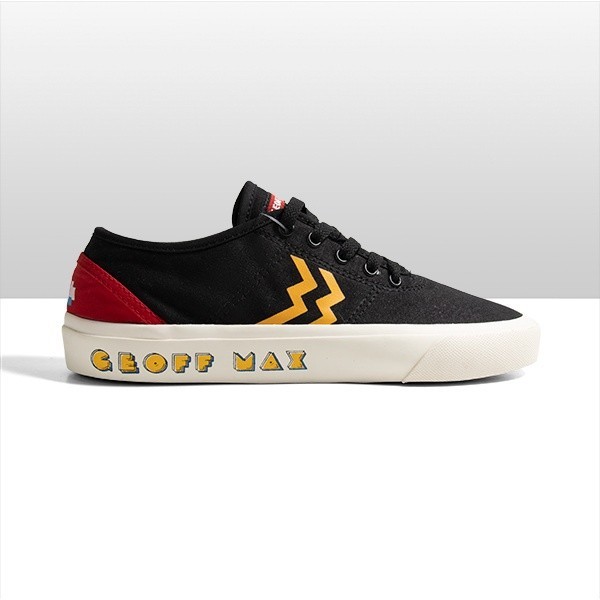 Geoff Max Official - Ethan Blinky Black Red Yellow | Sepatu Pria | Sepatu Wanita | Sepatu Unisex