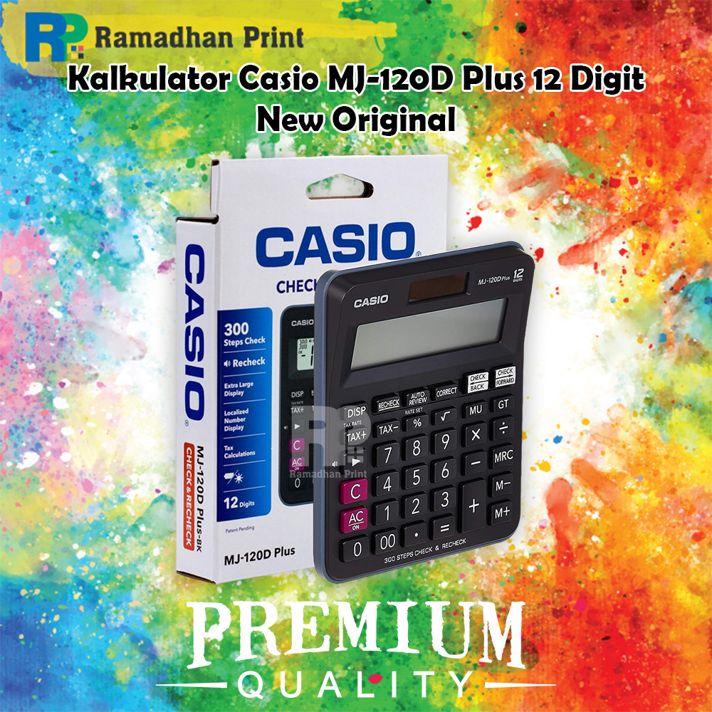 

Casio MJ 120D Kalkulator Check Correc 12 Digits New Original