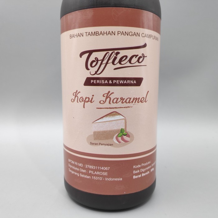 

Toffieco Kopi Karamel Pasta 500g - Perisa Tofieco Coffee Caramel