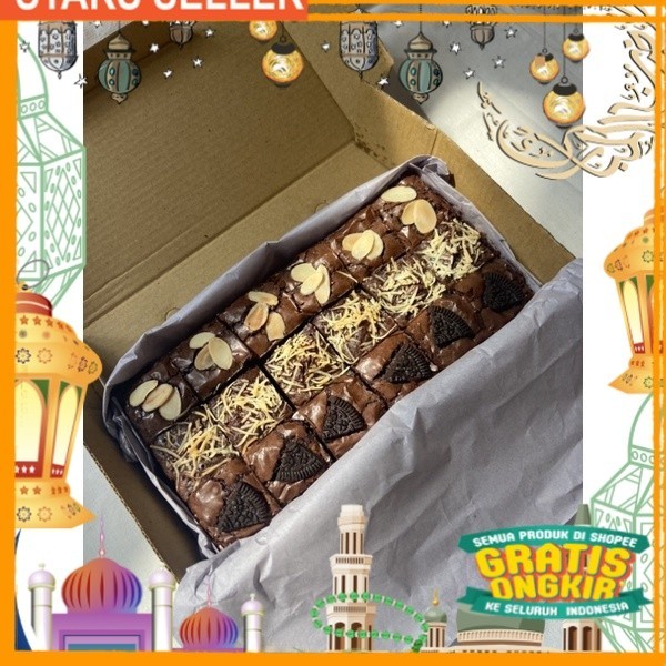 

Fudgy brownies / brownies panggang / brownis/ King J Snack