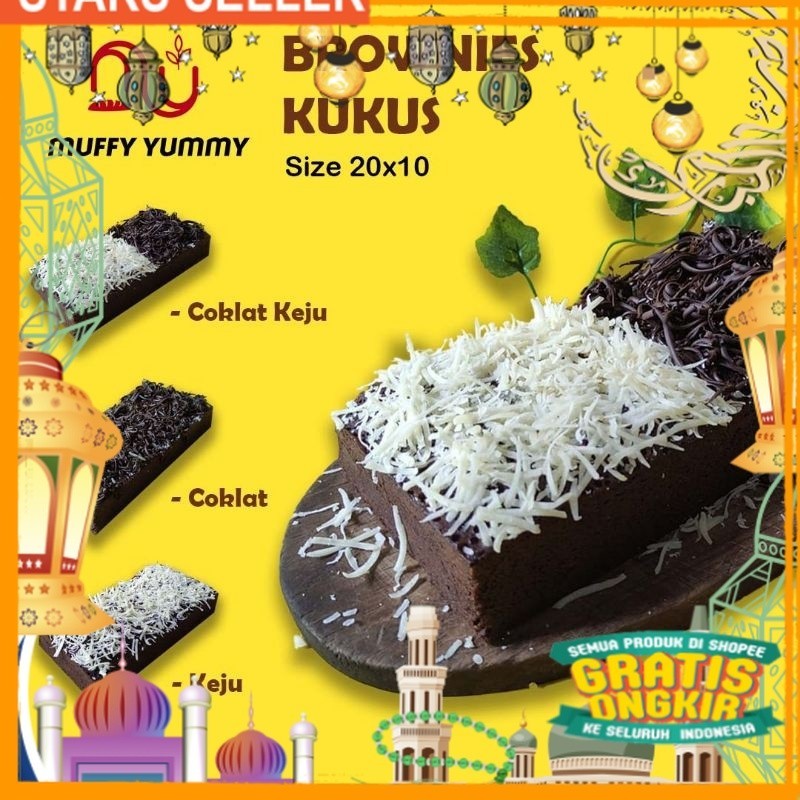 

Brownies Kukus Brownis Lumer Original Coklat Keju/ King J Snack