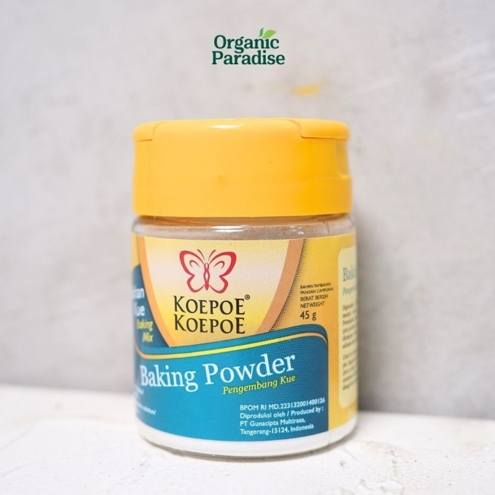 

Koepoe Koepoe Baking Powder 45 gram Food Grade
