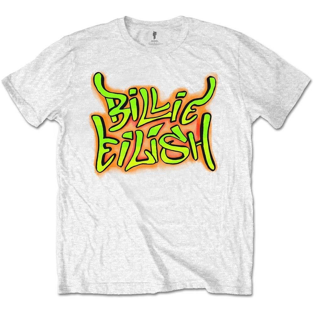 BAJU DISTRO Billie Eilish Graffiti Neon