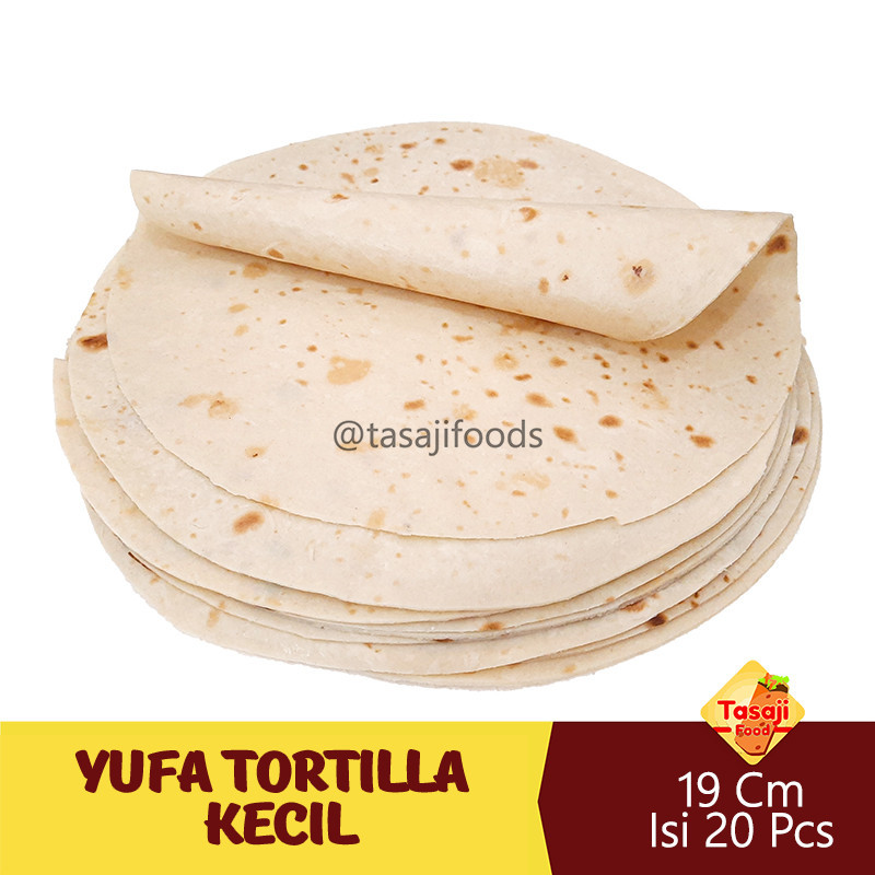 

Yufa Tortilla Kecil 19cm Isi 20pcs Makanan Beku Frozen Food