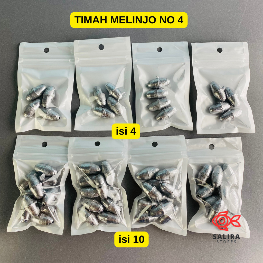 Timah Melinjo | Timah pancing type Melinjo NO 4