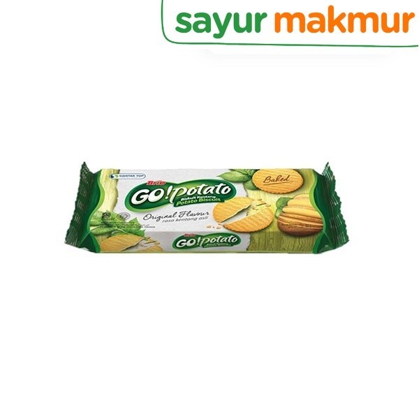 

Brio Biskuit Go Potato Original 60 gram Sayurmakmur