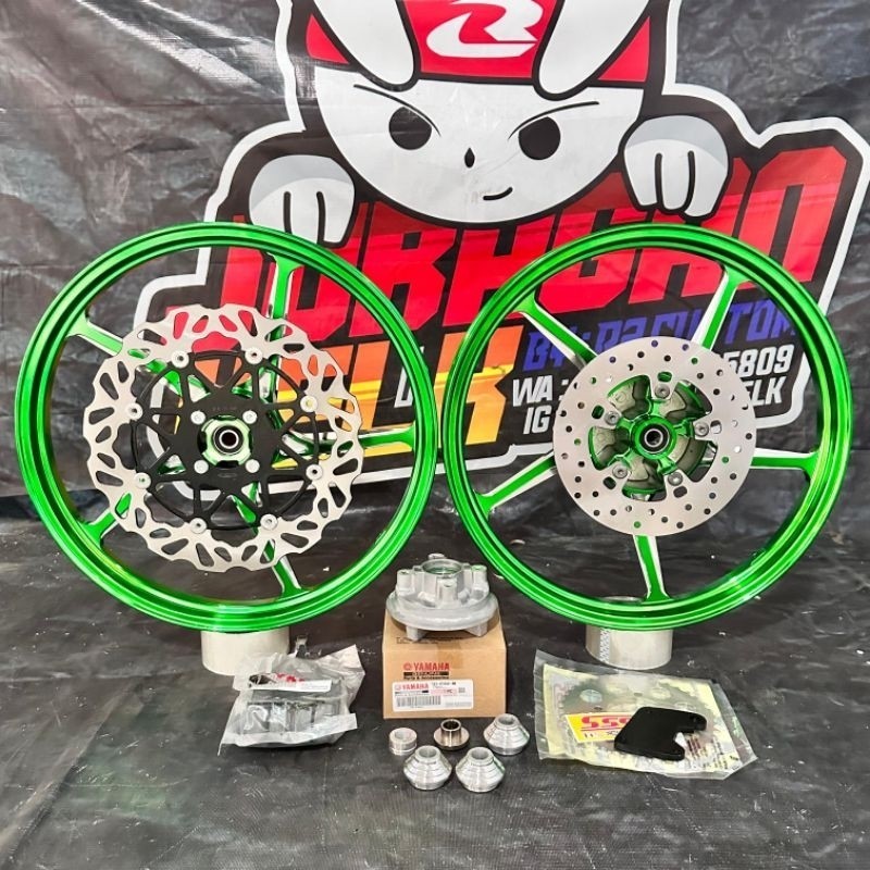 wheelset velg VND ak55 pnp crf cbr tiger klx dtracker ninja  supra 125 dd gtr sonic satria fu model 