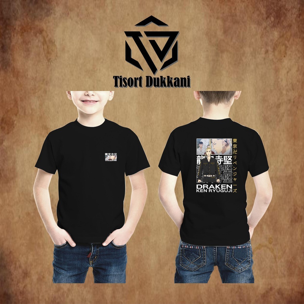 Kaos Baju Anak Tokyo Revengers DRAKEN KEN RYUGUJI Kaos Anime
