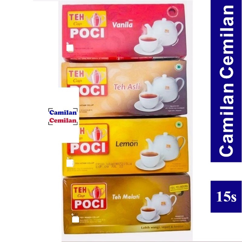 

Teh Celup Cap Poci Vanilla Lemon Jasmine Asli Teh Poci 15 Bags