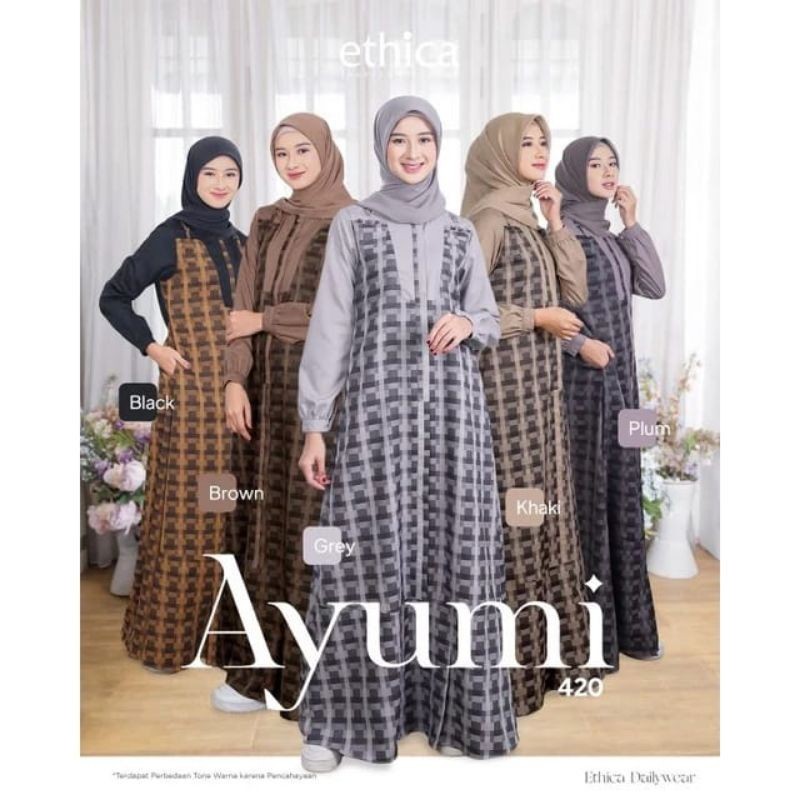 Ethica Ayumi 420 original Terbaru Gamis Ethica Ayumi 420
