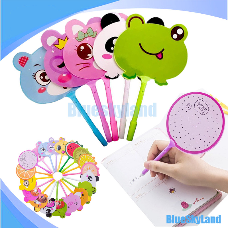 

Pena Kipas Lucu Animal dan Buah / Pulpen Kipas Karakter Alat Tulis Sekolah Pulpen Anak Import / Pena Pulpen Gel Kipas / Pena Kipas Animal & Buah