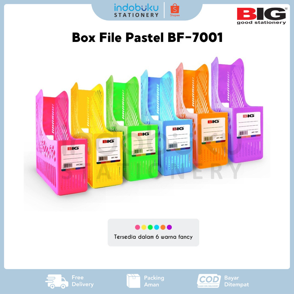 

Box File Pastel BIG BF-7001 Keranjang Penyimpanan File BIG Warna Pastel BF-7001