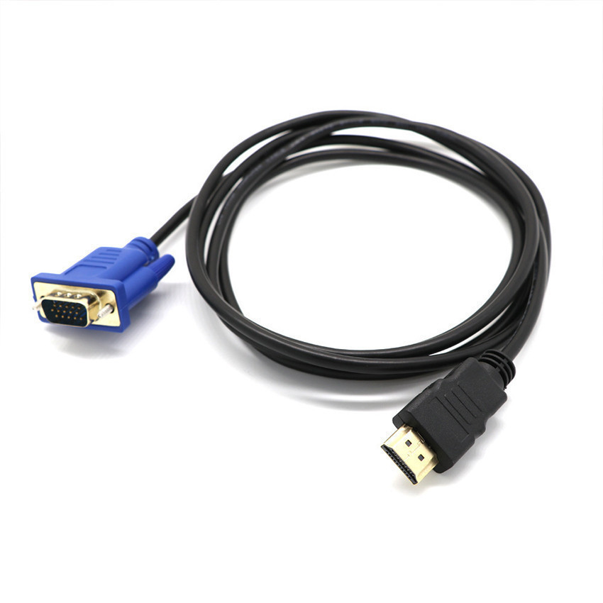 1M/1.8M/3M Kabel Hdmi To Vga Cable Converter Kabel Adapter Converter Hdmi Male To Dvi Male Audio